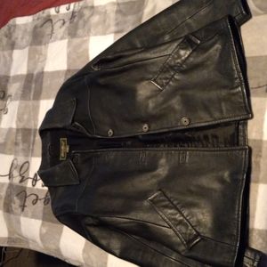 Eddie Bauer leather coat